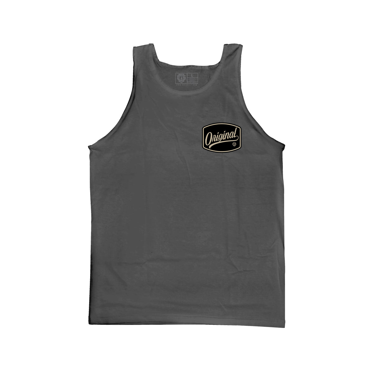 OG FAMILY - EMBLEM- CHARCOAL TANK TOP