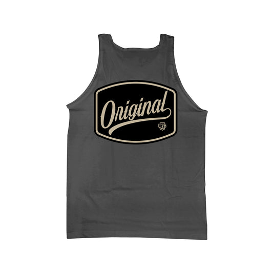 OG FAMILY - EMBLEM- CHARCOAL TANK TOP