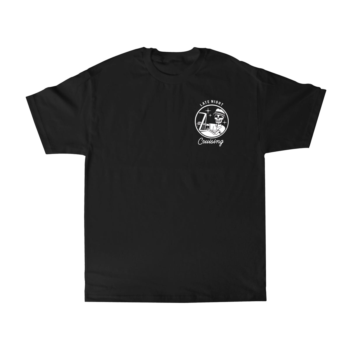OG FAMILY: LATE NIGHT -  BLACK T-SHIRT image 1